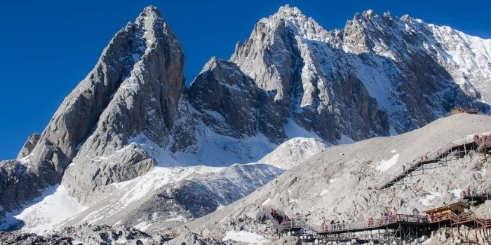 The Jade Dragon Snow Mountains in Lijiang